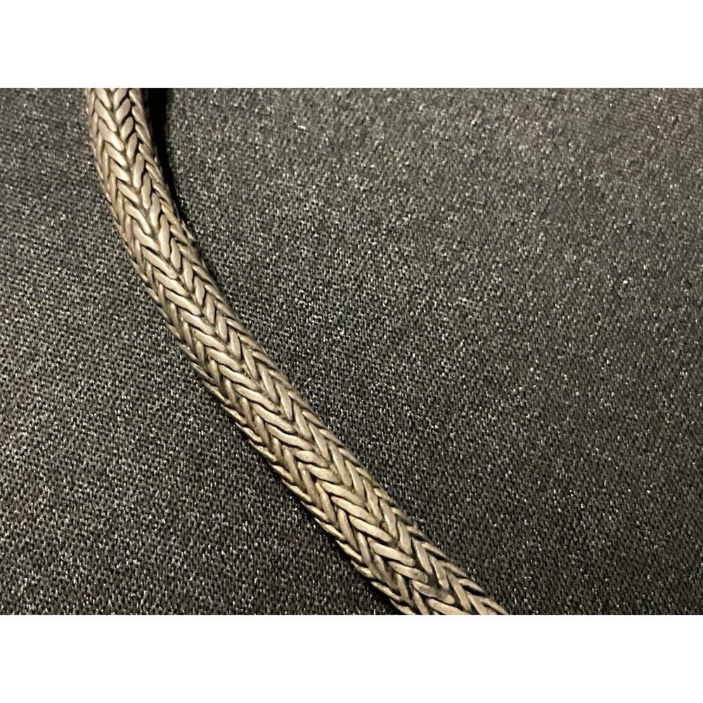75grams 15in Vintage Wheat Chain Tested  925 Hook Closure Necklace‎ Great Patina - Picture 4 of 7